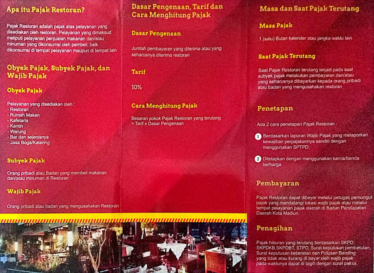 Obyek Pajak Daerah : Pajak Restoran