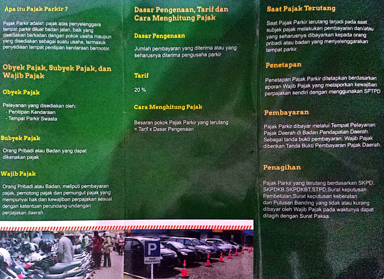 Objek Pajak Daerah: Pajak Parkir