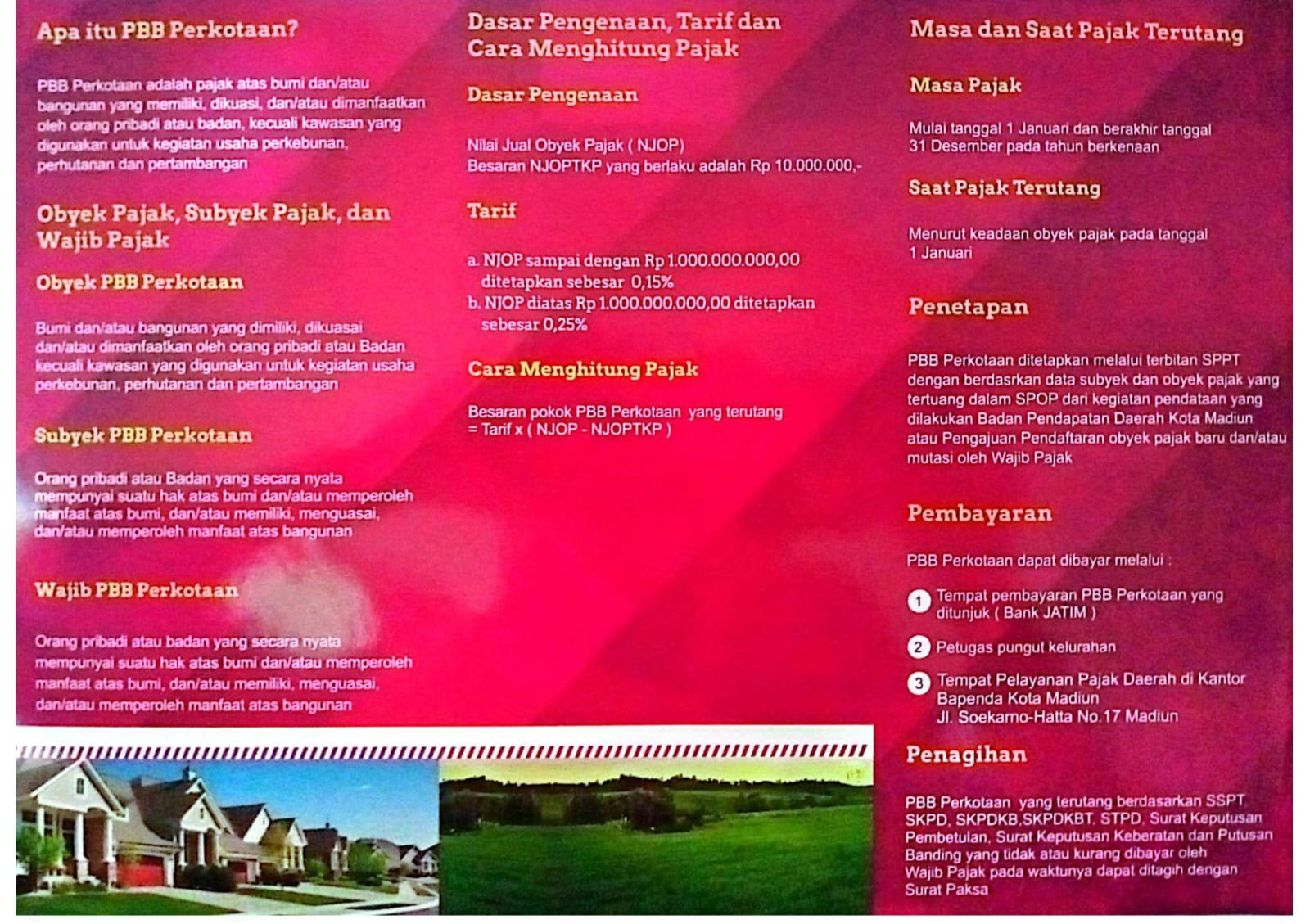 Objek Pajak Daerah: PBB Perkotaan