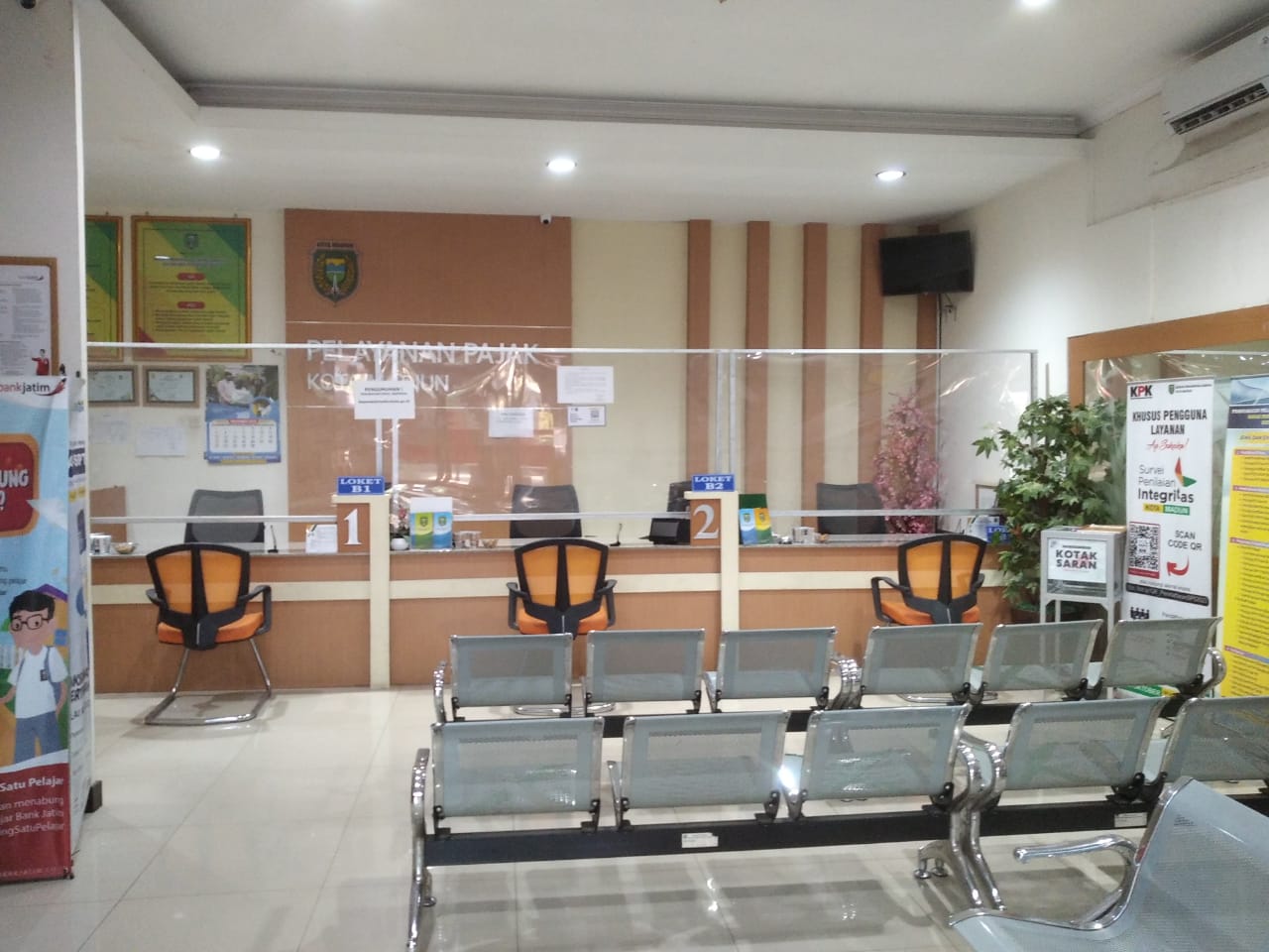 Fasilitas yang ada di Bapenda Kota Madiun