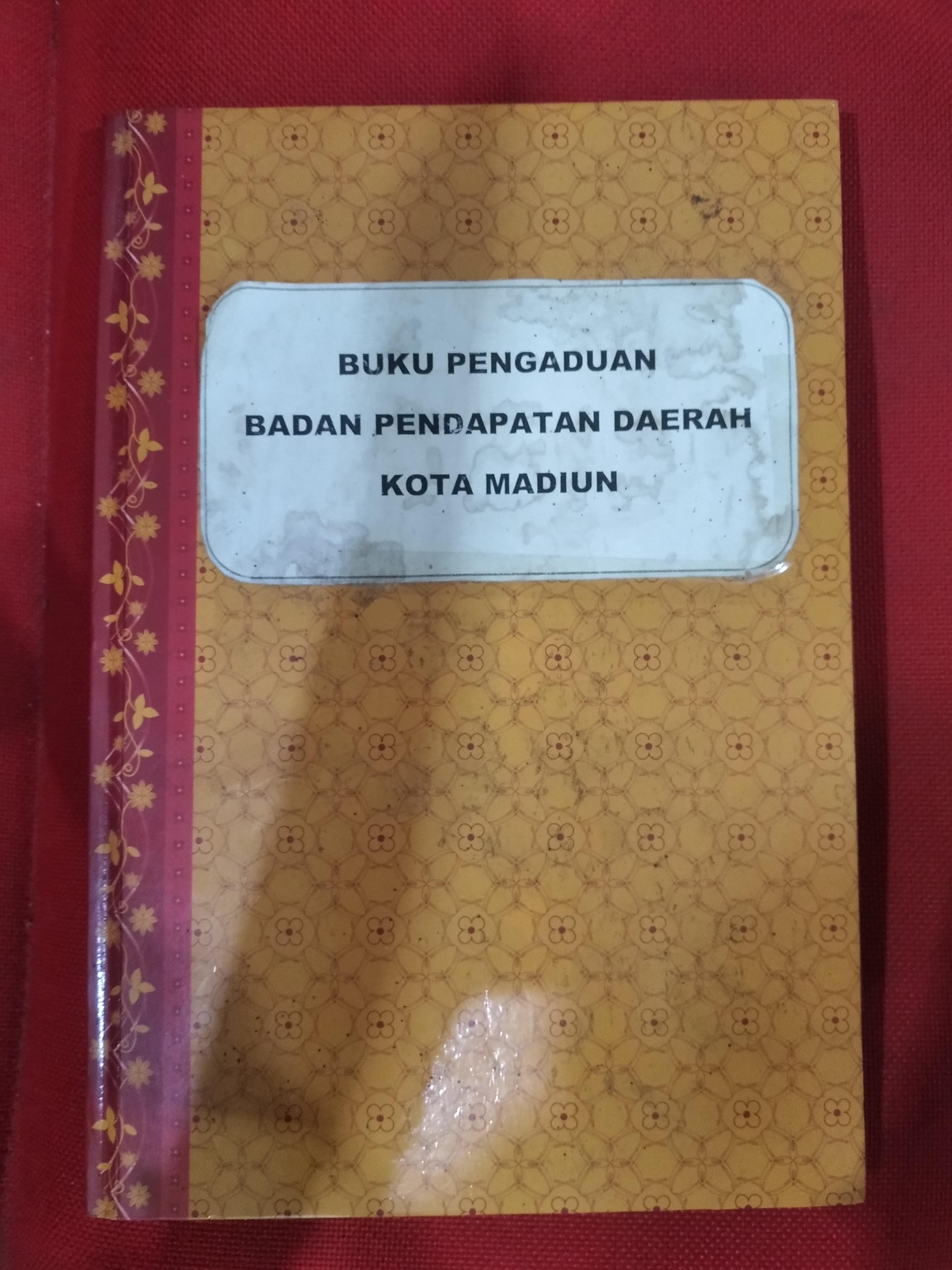 Buku Pengaduan Bapenda Kota Madiun