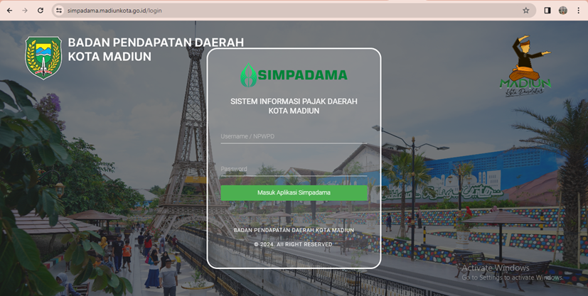 Tujuan Terciptanya Sistem Informasi Pajak Daerah Kota Madiun (SIMPADAMA)